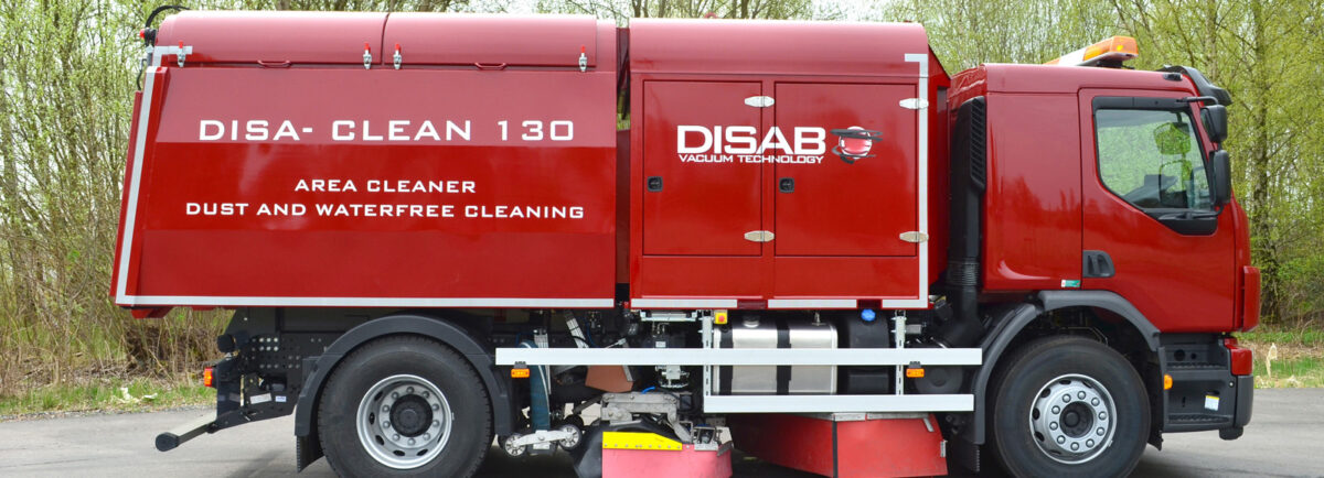 DISA-CLEAN is a dust-free and water-free sweeper